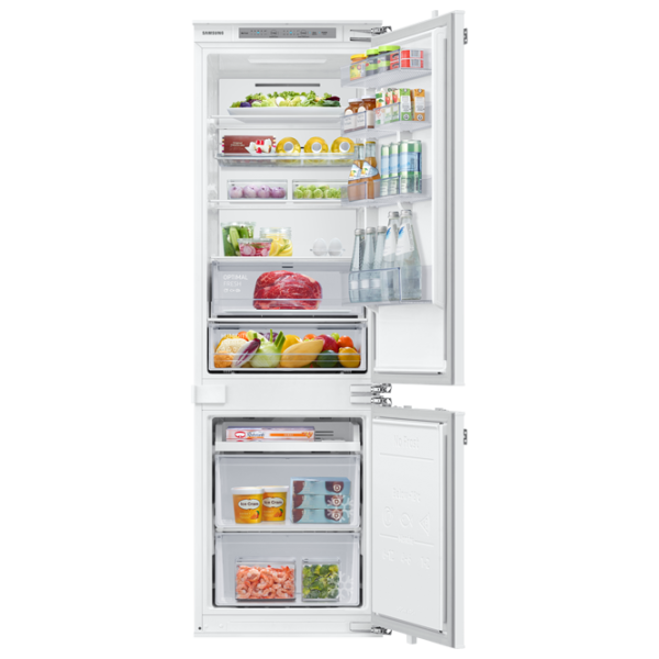 Frigider încorporabil Samsung BRB266150WW/UA cu congelator jos 264 l / 177.5 cm / White photo 4