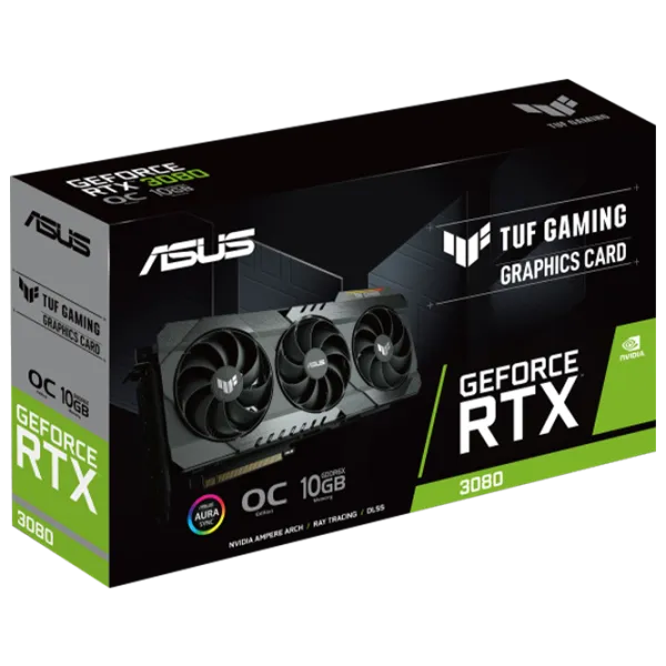 Placă video Asus TUF Gaming GeForce RTX 3080 OC Edition  / 10 GB photo 7