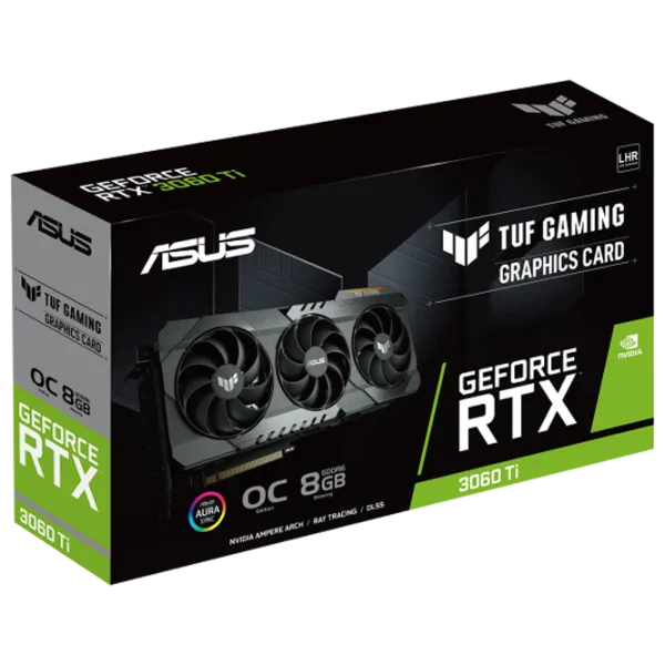 Видеокарта Asus TUF Gaming GeForce RTX 3060 Ti V2 OC PCI Express 4.0 / 8 ГБ photo 10