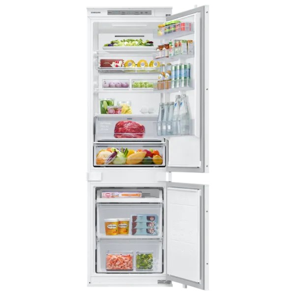 Frigider încorporabil Samsung BRB266050WW/UA cu congelator jos 264 l / 177.5 cm / White photo 4