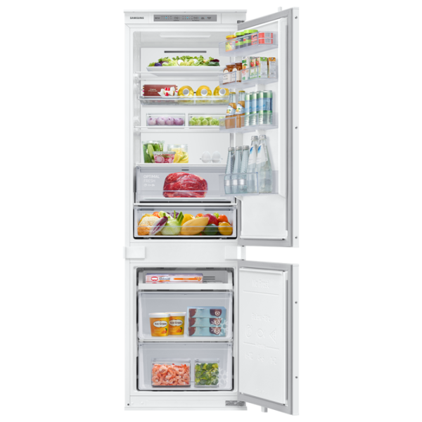 Frigider încorporabil Samsung BRB266050WW/UA cu congelator jos 264 l / 177.5 cm / White photo 4
