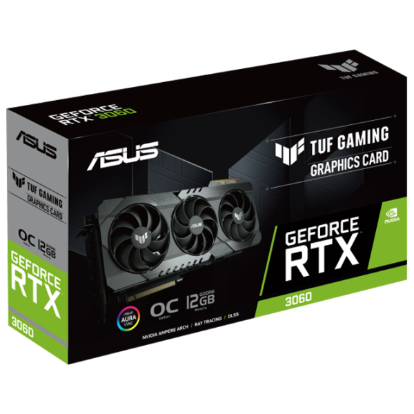 Видеокарта Asus TUF Gaming GeForce RTX 3060 V2 OC PCI Express 4.0 / 12 ГБ photo 12 Видеокарта Asus TUF Gaming GeForce RTX 3060 V2 OC PCI Express 4.0 / 12 ГБ photo 12