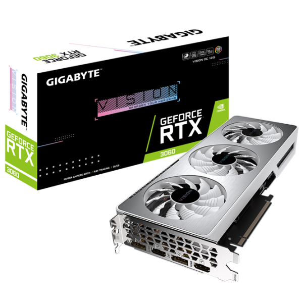 Видеокарта Gigabyte RTX 3060 Vision OC PCI Express x16 4.0 / 12 ГБ photo 8 Видеокарта Gigabyte RTX 3060 Vision OC PCI Express x16 4.0 / 12 ГБ photo 8