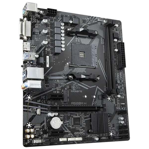 Материнская плата Gigabyte A520M H 1.0 mATX/ AMD A520 photo 3