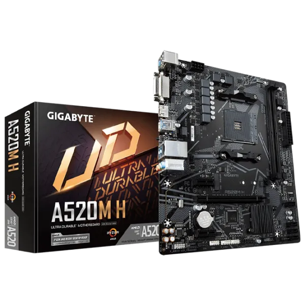 Материнская плата Gigabyte A520M H 1.0 mATX/ AMD A520 photo 5