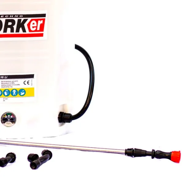 Опрыскиватель Technoworker AC 16 L 2 in 1 аккумуляторный/ Белый photo 4