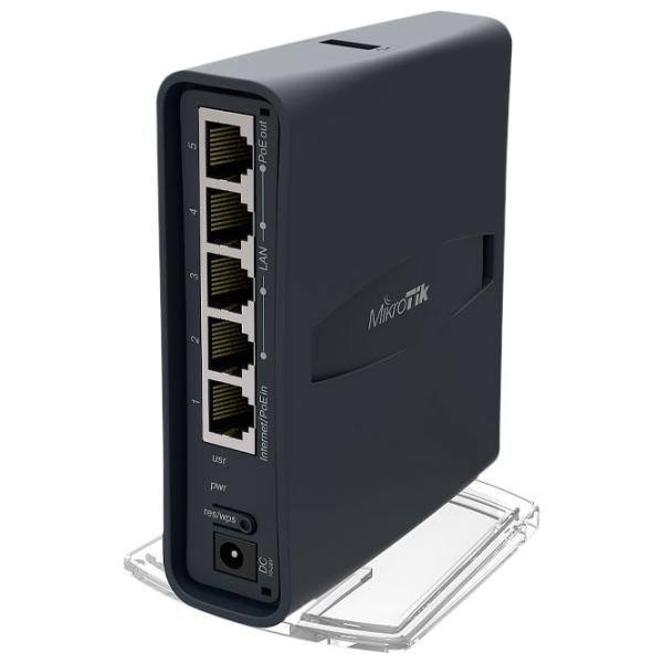 Wi-Fi Роутер Mikrotik RB952Ui-5ac2nD-TC hAP ac lite 300 Мбит/ с/ 433 Мбит/ с/ Черный photo 3