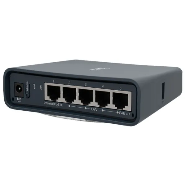 Wi-Fi Роутер Mikrotik RB952Ui-5ac2nD-TC hAP ac lite 300 Мбит/ с/ 433 Мбит/ с/ Черный photo 4