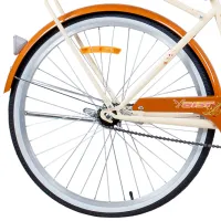 Bicicletă Aist Avenue 26" 17" Oțel/ Beige Orange photo 3