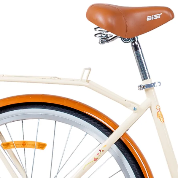 Bicicletă Aist Avenue 26" 17" Oțel/ Beige Orange photo 4