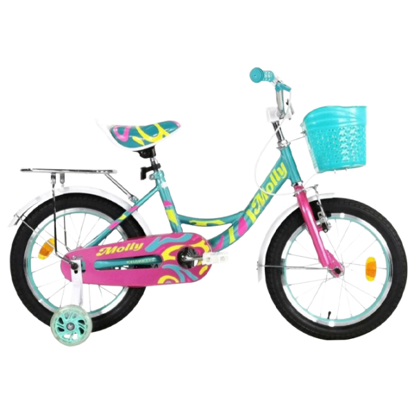 Велосипед Krakken Molly 16" 14" Металл/ Розовый Синий photo 2