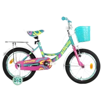 Велосипед Krakken Molly 16" 14" Металл/ Розовый Синий photo 2