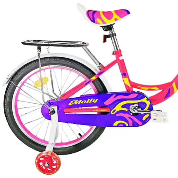 Велосипед Krakken Molly 16" 14" Металл/ Розовый Синий photo 3