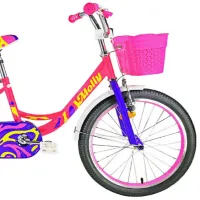 Велосипед Krakken Molly 16" 14" Металл/ Розовый Синий photo 4