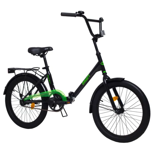 Bicicletă Aist Smart 20" 20" Oțel/ Black Green photo 2