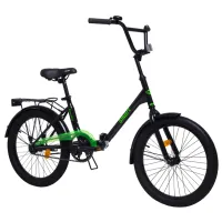 Bicicletă Aist Smart 20" 20" Oțel/ Black Green photo 2