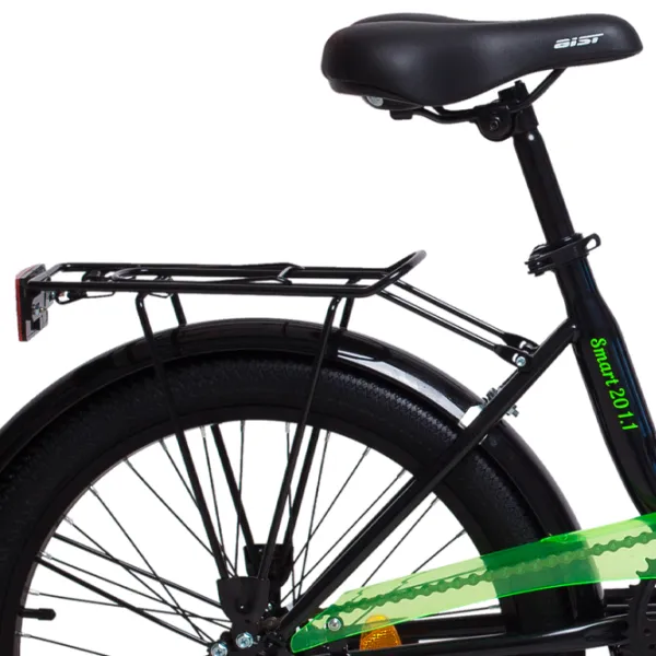 Bicicletă Aist Smart 20" 20" Oțel/ Black Green photo 3