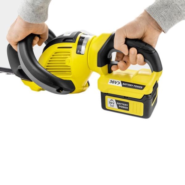 Кусторез KARCHER HGE 36-60 Аккумуляторный / Желтый photo 5
