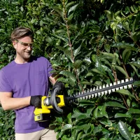 Mașină de tuns gard viu KARCHER HGE 36-60 Cu acumulator / Yellow photo 7