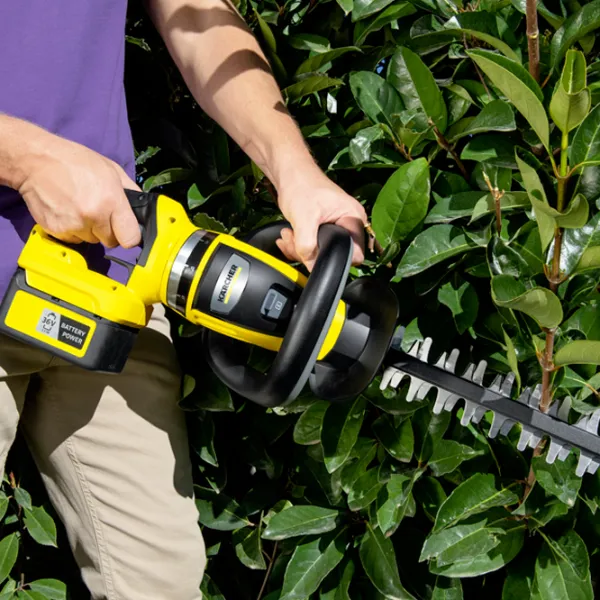 Кусторез KARCHER HGE 36-60 Аккумуляторный / Желтый photo 8