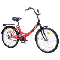 Bicicletă Aist Smart 24" 24" Oțel/ Red Black photo 2