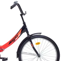 Bicicletă Aist Smart 24" 24" Oțel/ Red Black photo 5