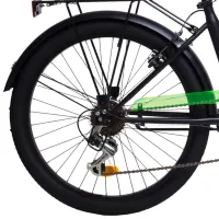 Bicicletă Aist Smart 24" 24" Oțel/ Black Green photo 6
