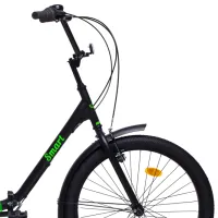 Bicicletă Aist Smart 24" 24" Oțel/ Black Green photo 7
