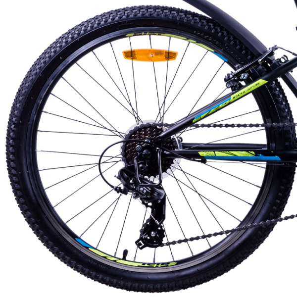Bicicletă Aist Rocky Junior 24" 24" Oțel/ Black Green photo 3