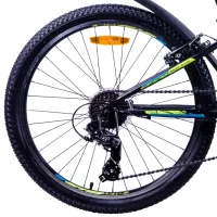 Bicicletă Aist Rocky Junior 24" 24" Oțel/ Black Green photo 3