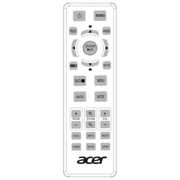 Proiector Acer X1225i Pentru birou/ White photo 4