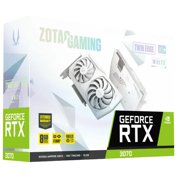 Placă video Zotac GeForce RTX 3070 Twin Edge OC White Edition PCI Express x16 4.0 / 8 GB photo 6