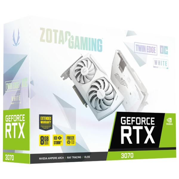 Placă video Zotac GeForce RTX 3070 Twin Edge OC White Edition PCI Express x16 4.0 / 8 GB photo 6