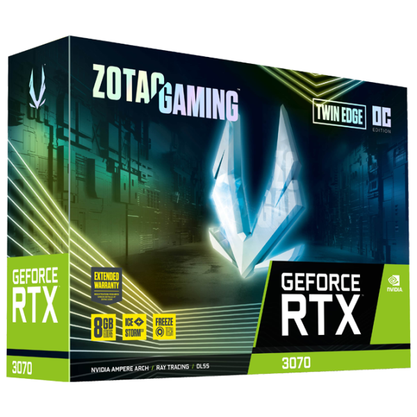 Видеокарта Zotac GeForce RTX 3070 Twin Edge OC PCI Express x16 4.0 / 8 ГБ photo 6