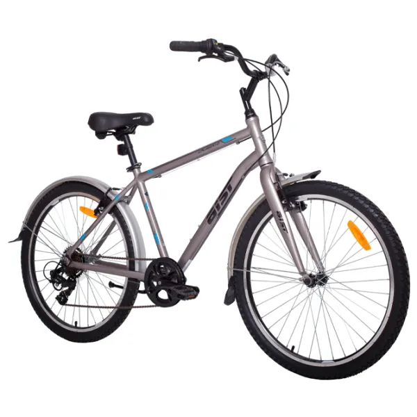 Bicicletă Aist Cruiser 26" 21" Aluminiu/ Silver Black photo 3