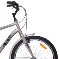 Bicicletă Aist Cruiser 26" 21" Aluminiu/ Silver Black photo 6