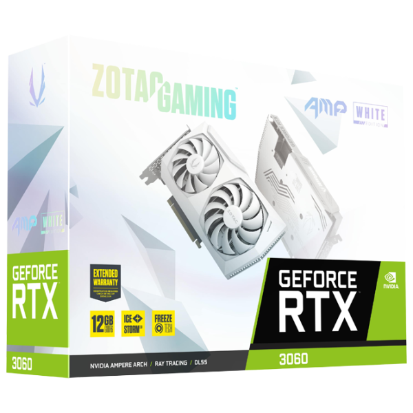 Placă video Zotac GeForce RTX 3060 AMP White Edition PCI Express x16 4.0 / 12 GB photo 6