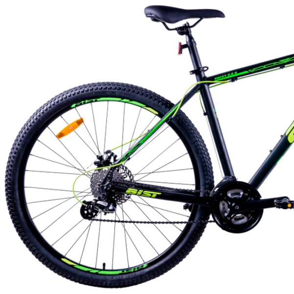 Велосипед Aist Rocky 29" 21.5" Алюминий/ Черный Зелёный photo 2 Велосипед Aist Rocky 29" 21.5" Алюминий/ Черный Зелёный photo 2