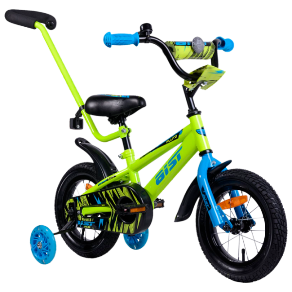 Bicicletă Aist Pluto 12 12 12" 12" Oțel/ Black Green photo 3 Bicicletă Aist Pluto 12 12 12" 12" Oțel/ Black Green photo 3