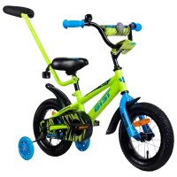 Bicicletă Aist Pluto 12 12 12" 12" Oțel/ Black Green photo 3