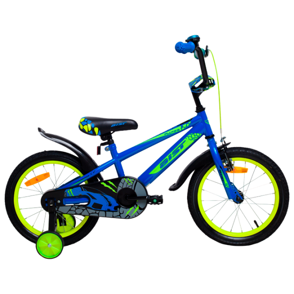 Bicicletă Aist Pluto 16 16 16" 16" Oțel/ Black Blue photo 2