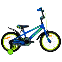 Bicicletă Aist Pluto 16 16 16" 16" Oțel / Black Blue photo 2