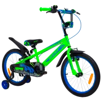Bicicletă Aist Pluto 18 18 18" 18" Oțel/ Green Blue photo 2
