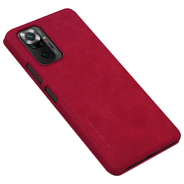 Чехол для смартфона Xiaomi Redmi Note 10/ Note 10s Nillkin/ Flip Cover/ Кожа/ Красный photo 4 Чехол для смартфона Xiaomi Redmi Note 10/ Note 10s Nillkin/ Flip Cover/ Кожа/ Красный photo 4