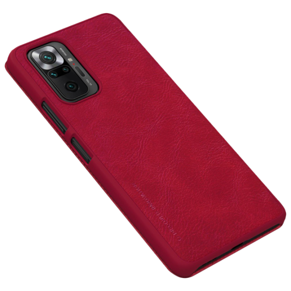Чехол для смартфона Xiaomi Redmi Note 10/ Note 10s Nillkin/ Flip Cover/ Кожа/ Красный photo 4 Чехол для смартфона Xiaomi Redmi Note 10/ Note 10s Nillkin/ Flip Cover/ Кожа/ Красный photo 4