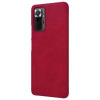 Husă pentru smartphone Xiaomi Redmi Note 10 Pro Nillkin/ Flip Cover/ Piele/ Red photo 3