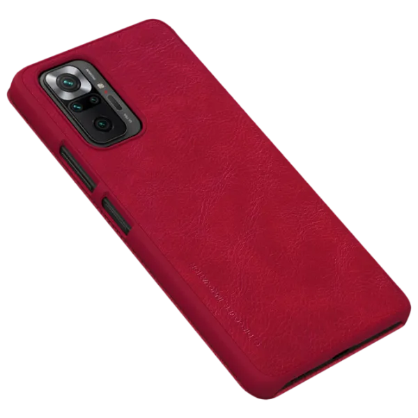 Husă pentru smartphone Xiaomi Redmi Note 10 Pro Nillkin/ Flip Cover/ Piele/ Red photo 5
