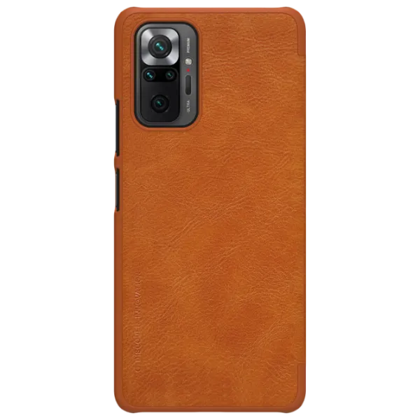Husă pentru smartphone Xiaomi Redmi Note 10 Pro Nillkin/ Flip Cover/ Piele/ Brown photo 2 Husă pentru smartphone Xiaomi Redmi Note 10 Pro Nillkin/ Flip Cover/ Piele/ Brown photo 2