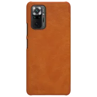 Husă pentru smartphone Xiaomi Redmi Note 10 Pro Nillkin/ Flip Cover/ Piele/ Brown photo 2