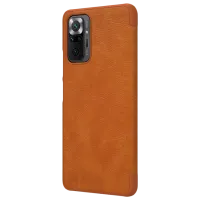 Husă pentru smartphone Xiaomi Redmi Note 10 Pro Nillkin/ Flip Cover/ Piele/ Brown photo 3